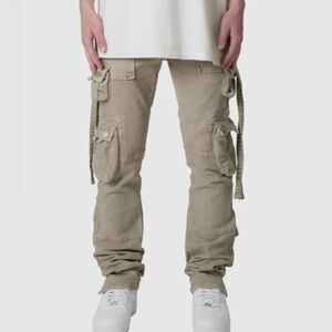 D152 CARGO STRAIGHT DENIM PANTS - SIZE 29